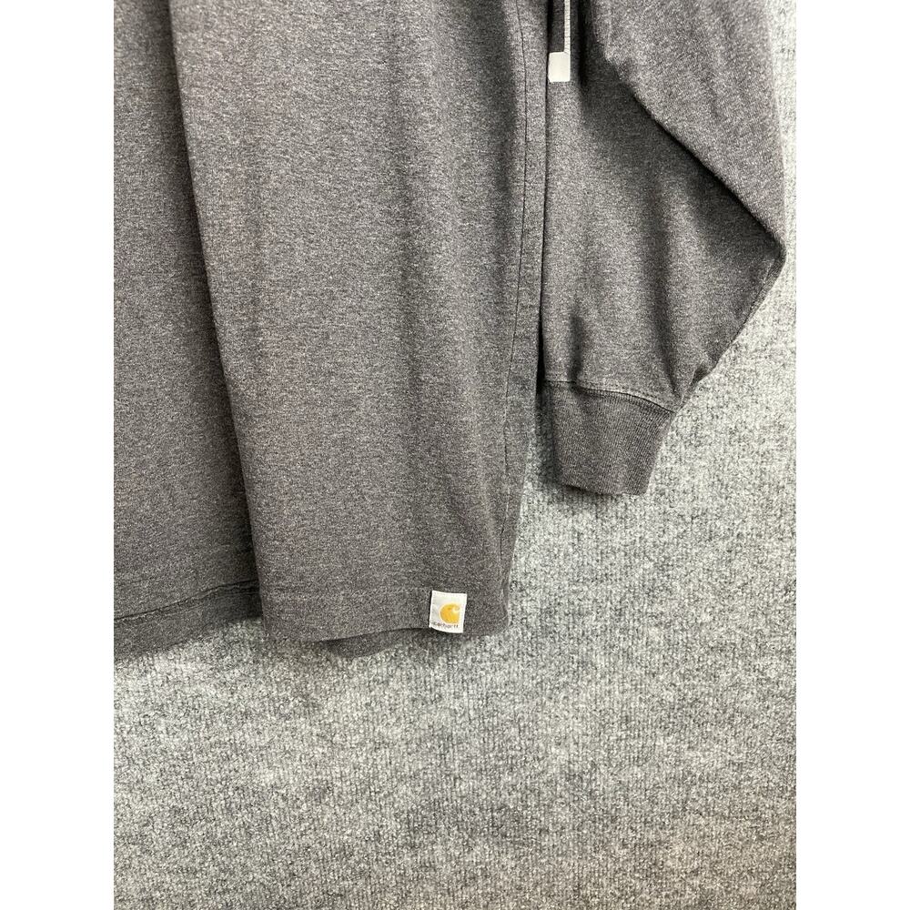 Carhartt "Lone Star State" long-sleeve t-shirt in heather gray Cotton XL - Picture 3 of 12
